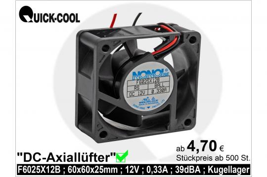 DC-Axiallüfter-F6025X12B