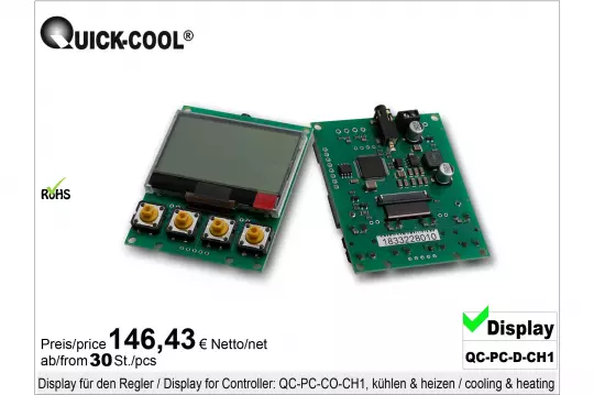 Quick-Cool :: Peltier controllers & regulators, displays & accessories